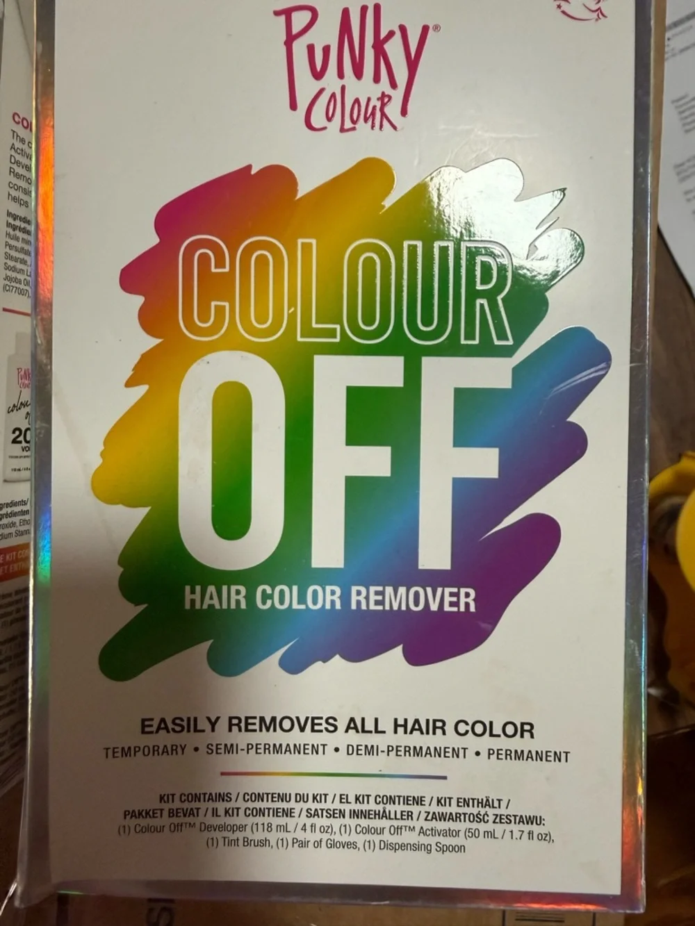 Punky colour off